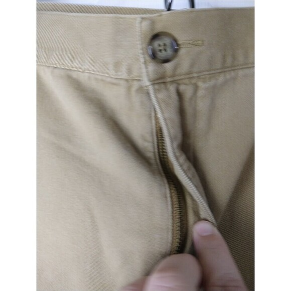 L.L. Beans Men's Lined Brown Khaki Natural Fit Pants. Size 44X32 - Picture 5 of 13